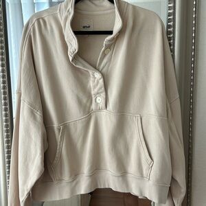 Oversized cropped Aerie Sweatshirt